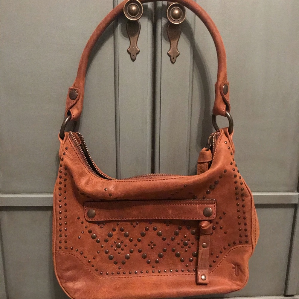EUC Frye one strap leather purse